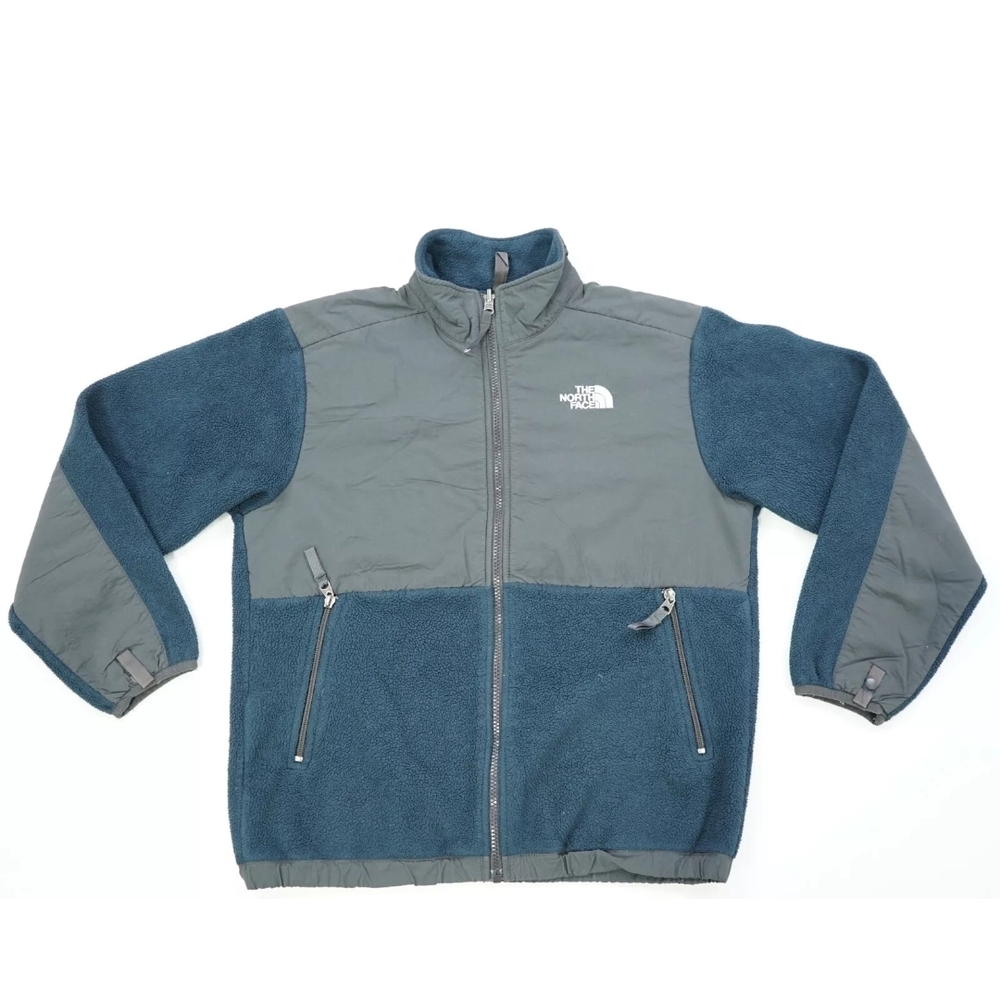 The North Face Blue and Gray Fleece Jacket